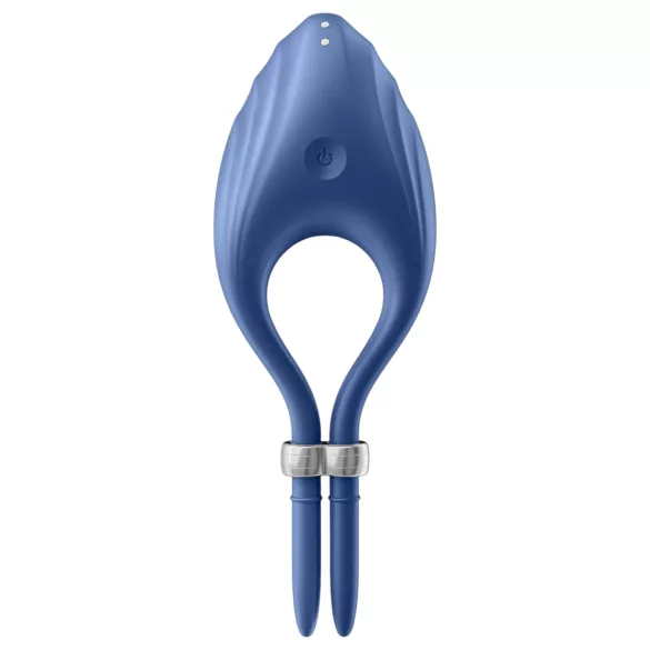 Satisfyer Duelist - vibro prsten za penis na punjenje - plavi