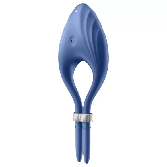 Satisfyer Duelist - vibro prsten za penis na punjenje - plavi
