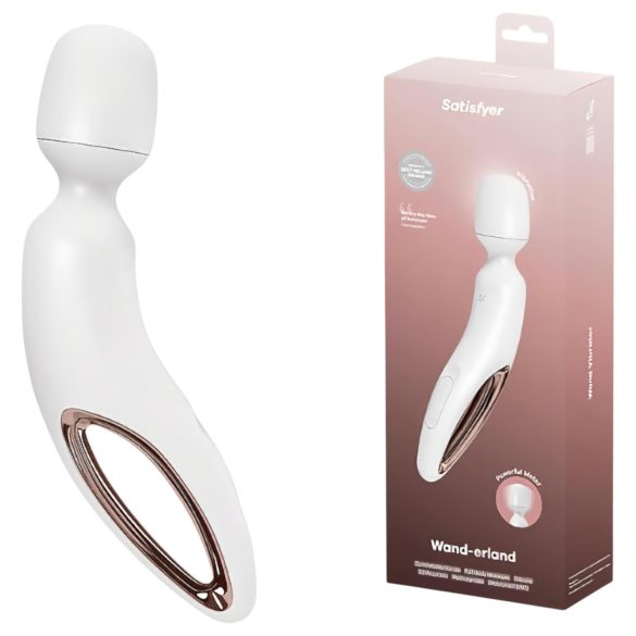 Satisfyer Wand-erland - bijeli masažni vibrator