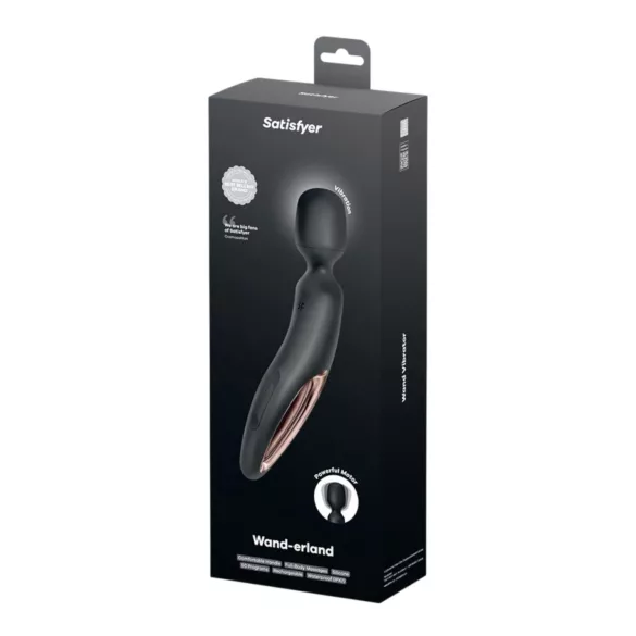 Satisfyer Wand-erland - masažni vibrator - crna
