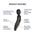Satisfyer Wand-erland - masažni vibrator (crni)