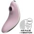 Satisfyer Vulva Lover 1 - Zračni vibrator za klitoris (ljubičasti)