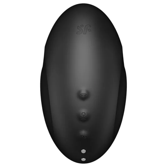 Satisfyer Vulva Lover 3 - stimulator klitorisa na zračne valove - crni