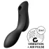 Satisfyer Curvy Trinity 2 - vibrator s valovima zraka i klitoralni - crni