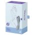 Satisfyer Curvy Trinity 3 - Zračni 2u1 vibrator (sivi)