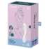 Satisfyer Curvy Trinity 5+ - vibrator 2-u-1 s upravljanjem putem aplikacije (bijeli)
