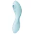 Satisfyer Curvy Trinity 5+ - Aplikacijom upravljani 2u1 vibrator (plavi)