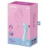 Satisfyer Curvy Trinity 5+ - Aplikacijom upravljani 2u1 vibrator (plavi)