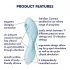 Satisfyer Curvy Trinity 5+ - Aplikacijom upravljani 2u1 vibrator (plavi)