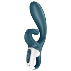   Satisfyer Hug Me - vibrator za klitoris i G-točku - plava - pametan dizajn
