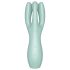 Satisfyer Threesome 3 - punjivi klitoralni vibrator (menta)