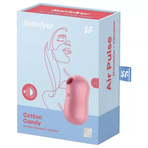 Satisfyer Cotton Candy - stimulator klitorisa zračnim valovima - koralj