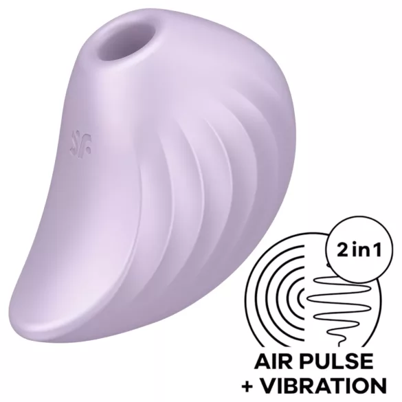 Satisfyer Pearl Diver - klitoralni vibrator s valovima zraka - ljubičasti