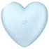 Satisfyer Cutie Heart - stimulator klitorisa zračnim valovima - plavi - punjivi