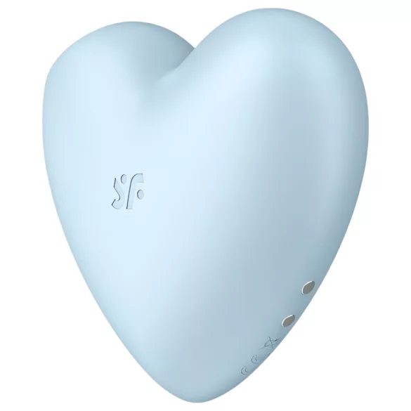 Satisfyer Cutie Heart - stimulator klitorisa zračnim valovima - plavi - punjivi