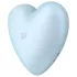 Satisfyer Cutie Heart - stimulator klitorisa zračnim valovima - plavi - punjivi