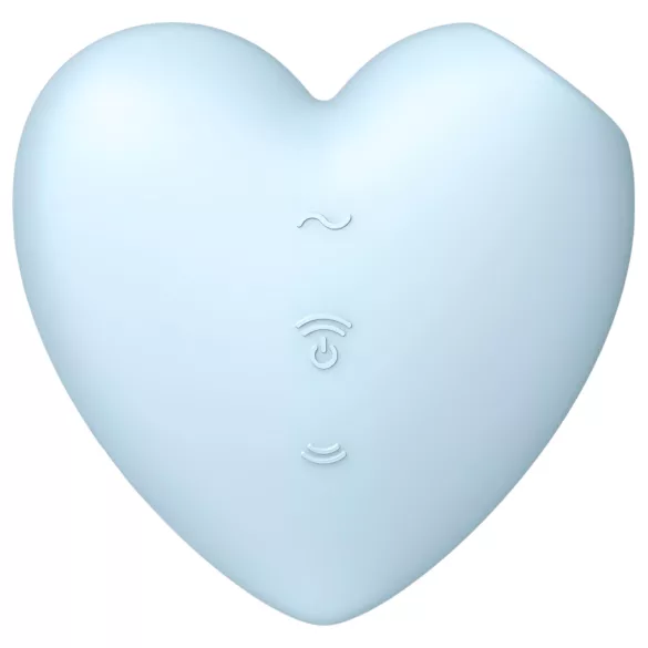 Satisfyer Cutie Heart - stimulator klitorisa zračnim valovima - plavi - punjivi