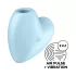 Satisfyer Cutie Heart - stimulator klitorisa zračnim valovima - plavi - punjivi
