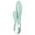 Satisfyer Air Pump Bunny 5 - vibrator na napuhavanje s upravljanjem putem aplikacije (menta)