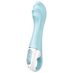   Satisfyer - vibrirajući stimulator s pumpanjem - plavi silikonski vibrator