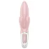 Satisfyer - vibrator s pumpom za zrak i zečjim ušima - silikon ružičasti