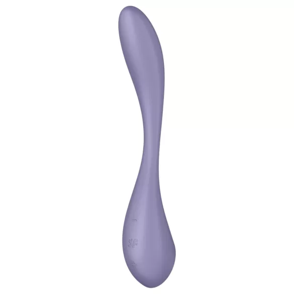 Satisfyer G-spot Flex 5 - vibrator za G-točku s upravljanjem putem aplikacije (ljubičasti)