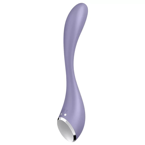 Satisfyer G-spot Flex 5 - vibrator za G-točku s upravljanjem putem aplikacije (ljubičasti)