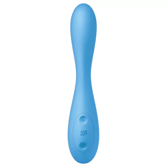 Satisfyer G-spot Flex 4 - vibrator za G-točku s upravljanjem putem aplikacije (tirkizni)