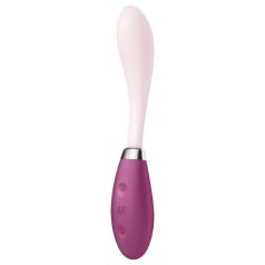   Satisfyer - G točka vibrator na punjenje - fleksibilan - roza-crveni