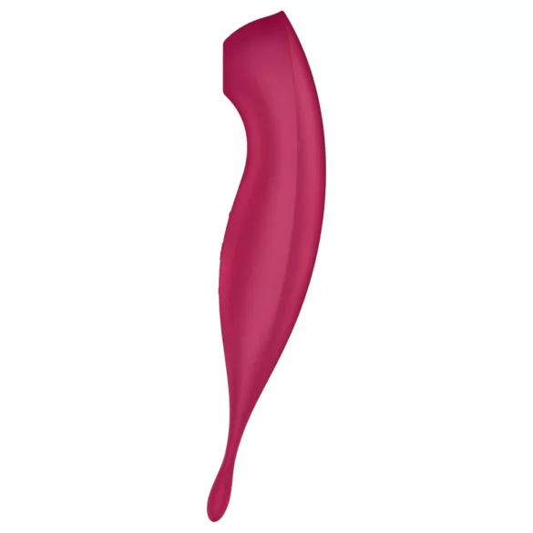 Satisfyer Twirling Pro - vibrator za klitoris s upravljanjem putem aplikacije (crveni)