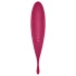 Satisfyer Twirling Pro - vibrator za klitoris s upravljanjem putem aplikacije (crveni)