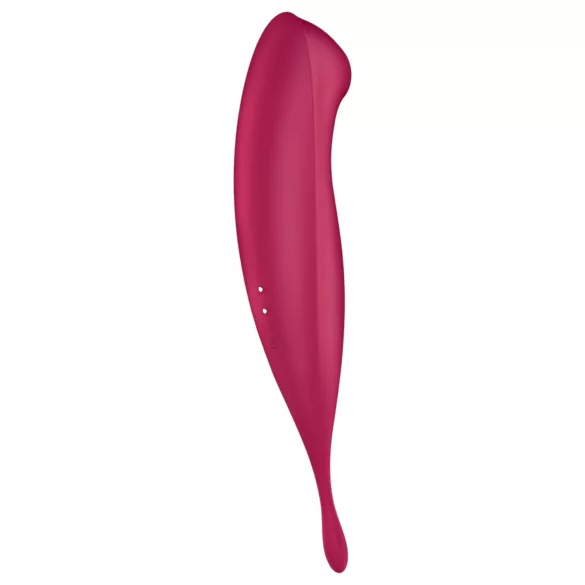 Satisfyer Twirling Pro - vibrator za klitoris s upravljanjem putem aplikacije (crveni)