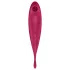 Satisfyer Twirling Pro - vibrator za klitoris s upravljanjem putem aplikacije (crveni)