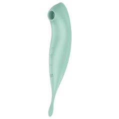   Satisfyer Twirling Pro - vibrator za klitoris 2u1 - pametan - menta