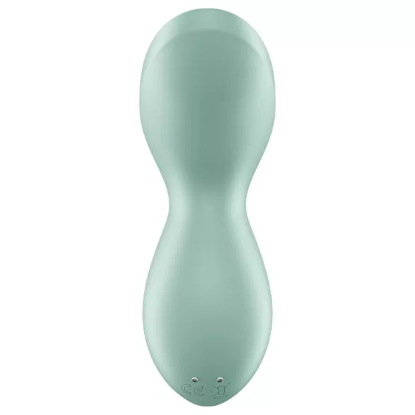 Satisfyer Exciterrr - vibrator za klitoris s rotirajućim kuglicama - zeleni