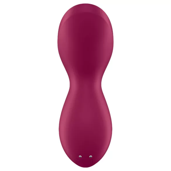 Satisfyer Exciterrr - vibrator za klitoris s rotirajućim kuglicama - crveni