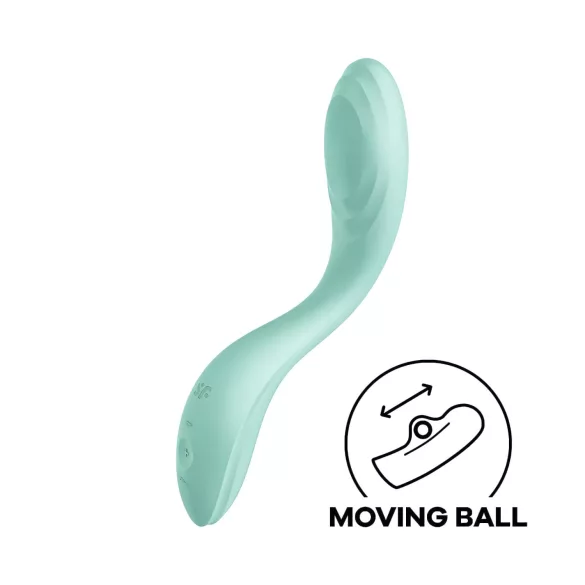Satisfyer Rrrolling - G-točka vibrator s pokretnim kuglicama - menta