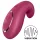 Satisfyer Dipping Delight - vibrator za klitoris s punjivom baterijom - crveni