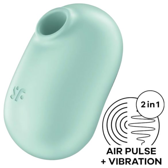 Satisfyer Pro To Go 2 - akumulatorski stimulator klitorisa, zračna tehnologija (menta)