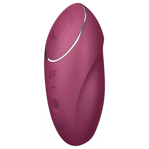 Satisfyer Tap & Climax 1 - vibrator i stimulator klitorisa 2u1 - crveni