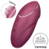 Satisfyer Tap & Climax 1 - vibrator i stimulator klitorisa 2u1 - crveni