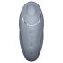 Satisfyer Tap & Climax 1 - 2u1 vibrator za klitoris - siva