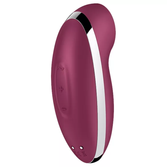 Satisfyer Tap & Climax 2 - vibrator i stimulator klitorisa 2u1 - crvena