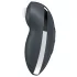 Satisfyer Tap & Climax 2 - vibrator za klitoris 2u1 - sivi