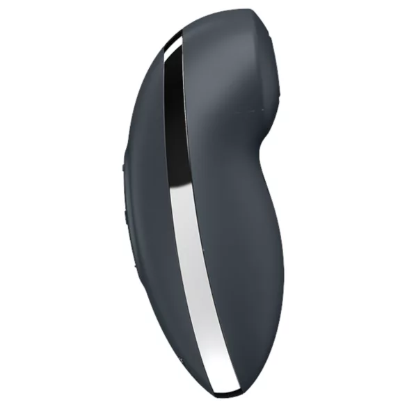 Satisfyer Tap & Climax 2 - vibrator za klitoris 2u1 - sivi