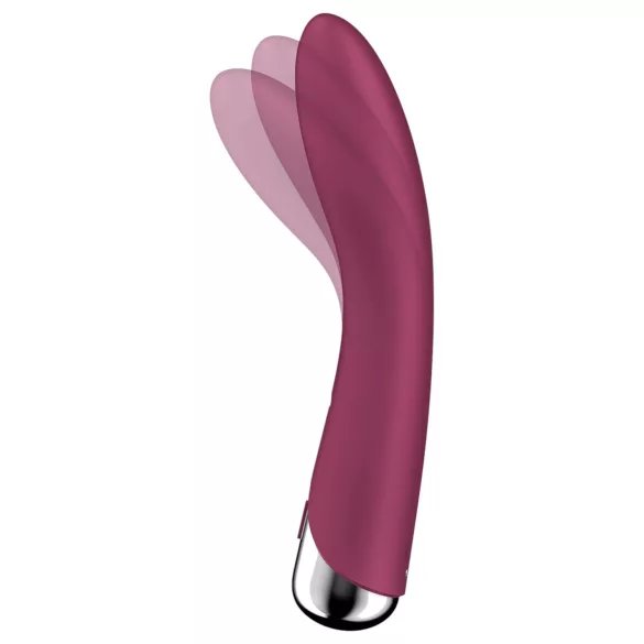 Satisfyer - G točka vibrator s rotirajućom glavom - crvena