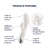 Satisfyer Spinning Rabbit 1 - vibrator s rotirajućim dijelom za klitoris - bež