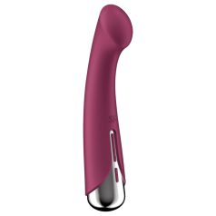   Satisfyer Spinning G-Spot 1 - vibrator za G-točku s rotirajućom glavom - crveni