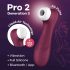 Satisfyer Pro 2 Gen3 - klitoralni stimulator zračnim valovima - crvena