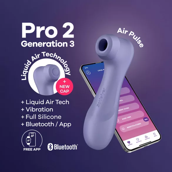 Satisfyer Pro 2 Gen3 - pametni stimulator klitorisa s valovima zraka